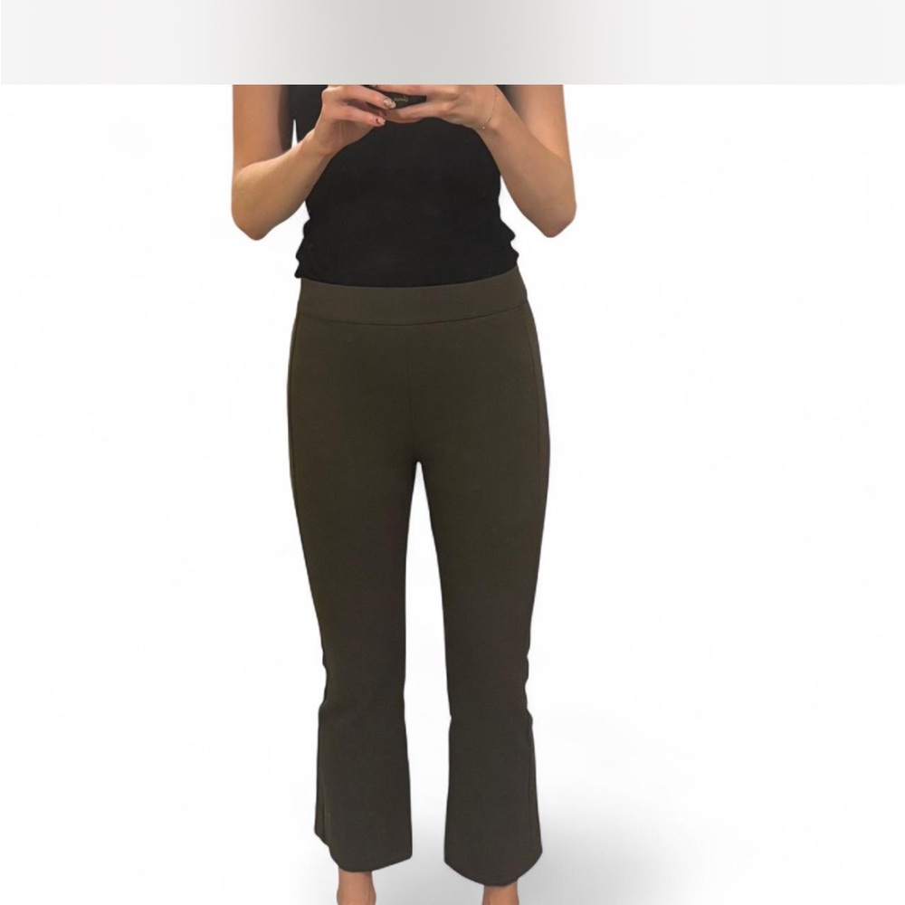 Ann Taylor Green Boot Cut Flare Pants